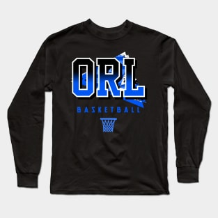 Retro Orlando Basketball Long Sleeve T-Shirt